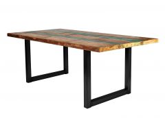 Söögilaud Tische 85x160, mitmevärviline antiikmust