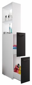 Vannitoakapp Sadilo XL, valge/hall