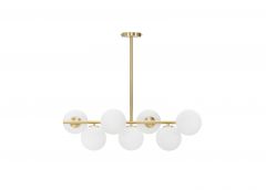 Laelamp Glam, kuld/valge