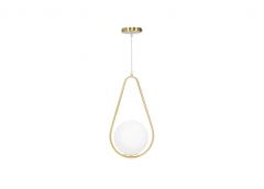 Laelamp Glam, kuld/valge