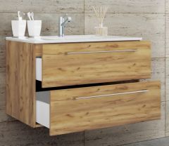Vannitoakomplekt Badinos 2 Sahtlit 80Cm, meetamm