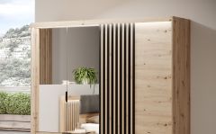 Riidekapp Tally LED valgusti 200cm