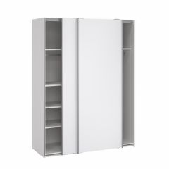 Lükandustega riidekapp Firenze , 75310/13 Valge/kõrgläige