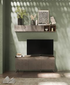 TV-alus Tray, Mercure tamm/hallikaspruun