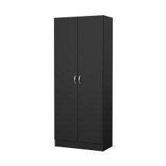 Riidekapp Focus, 75087 Valge/Must