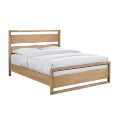 Voodi OZZO 160x200cm, hele puit