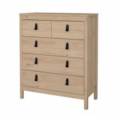 Sahtlitega kummut Madrid 82x99cm, jacksoni tamm