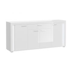 Kummut Skylight, 182x84x42,Valge kõrgläige