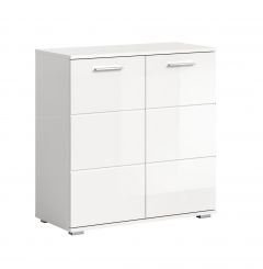 Kummut Prego, 80x83x37,Valge kõrgläige