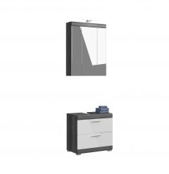 Vannitoakomplekt Scout, 60x191x37,Valge kõrgläige