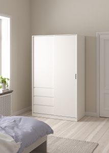 Riidekapp Naia 75146, valge matt