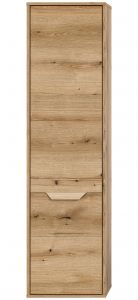 Kõrge Vannitoakapp Zeno, 44x164x32,Evoke tamm
