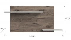 Seinariiul Falcona, 64x135x22,Nox oak