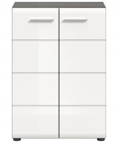 Kummut Salsa, 60x85x37,Valge kõrgläige