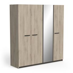 Riidekapp Watson 178cm, watford/kronbergi tamm