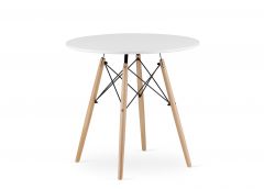 Söögilaud Todi Ø80 cm, valge