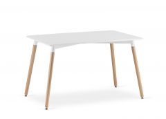Söögilaud Adria 80x120 cm, valge