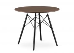Söögilaud Todi Ø90 cm, tume saar