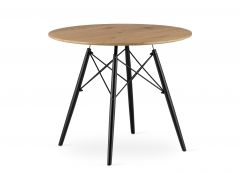 Söögilaud Todi Ø90 cm, meevärvi tamm