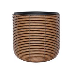 Lillepott WICKER D35xH36cm, pruun