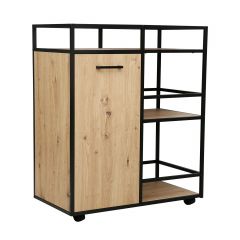 Riiulitega kapp HEDVIG 77,4x42H94cm, saa
