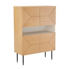 Kummut NATE 100x40xH140cm, tamm