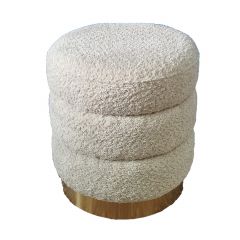 Tumba LAUREN D35xH38cm, valge
