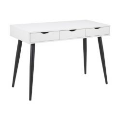 Kirjutuslaud NEPTUN 110x50xH77cm, valge/