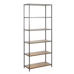 Riiul SEAFORD 77x35xH185cm, metsik tamm