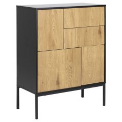 Kummut SEAFORD 80x40xH103cm, tamm