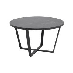 Diivanilaud AMBLE D77xH44cm, must marmor