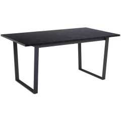 Söögilaud AMBLE 160x90xH74cm, must marmo