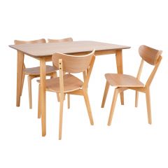 Söögilauakomplekt ROXBY laud, 4 tooli, t