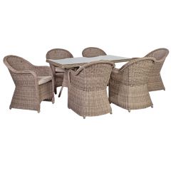 Komplekt TOSCANA laud ja 6 tooli