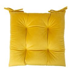 Toolipadi VELVET 2, 40x40cm, kollane