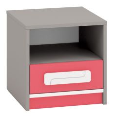 Öökapp IQ-13, 40x40xH40 cm, hall-valge-vaarikas