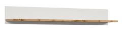 Seinariiul Holten S397-POL / 156-BI / DWO, 156x24xK22 cm, valge / tamm
