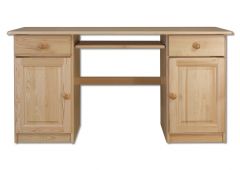Arvutilaud BR101, 145x55xK75 cm, mänd, naturaalne