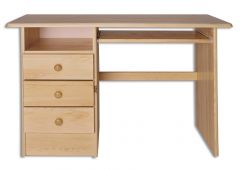 Arvutilaud BR103, 115x53xK75 cm, mänd, naturaalne