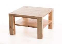 Diivanilaud Gunnar 1, 70x70xK44 cm, mänd, naturaalne