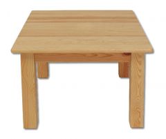 Diivanilaud ST109,  76x76xH46 cm, mänd, naturaalne, lakitud