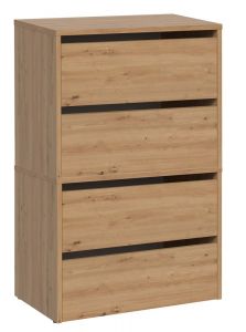 Jalatsikapp Modo X2, 60x36xK88 cm, artisan tamm