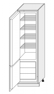 Köögi külmikukapp Optimum  14DL 60, 60x56,5xK207 cm