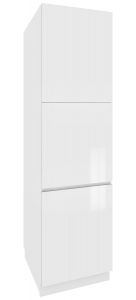 Köögi kõrge põrandakapp Campari SPD 6-2137, 60x58xK213,7 cm, valge läikega