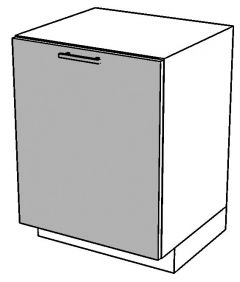 Köögi nõudepesumasina uksepaneel Elin FZ 6B, 60x1,9xK71,3 cm