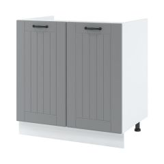 Köögi põranda valamukapp Lora DZ 8, 80x54xK82 cm, hall