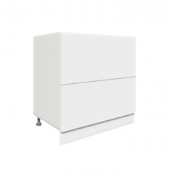 Köögi põrandakapp sahtlitega D2 A-80, 80x50xK82 cm, valge