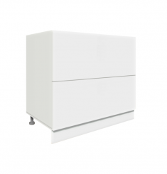 Köögi põrandakapp sahtlitega D2 A-60-1A, 60x50xK82 cm, valge