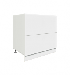 Köögi põrandakapp sahtlitega D2 M-80, 80x50xK82 cm, valge