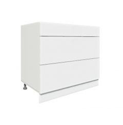 Köögi põrandakapp sahtlitega D2 A-60-1A, 60x50xK82 cm, valge